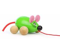 Vilac Vilac2050G Green Lisa The Pull Along Mouse