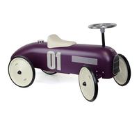 Vilac Vintage Ride-On Car, Durable Metal Body, Large Stable QuietRubber Wheels, Develops Psychomotor, Balance, Coordination, For 1.5 to 3 Years Kids under 20 kgs, 76 x 40 x 38 cm, Purple