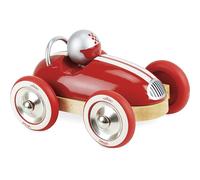 Vilac Vintage Roadster Wooden Racing Push and Pull Toy Car, Comes In Lovely Box, Develops Fine Motor Skills, Handcrafted In France, 2 Years+, Red
