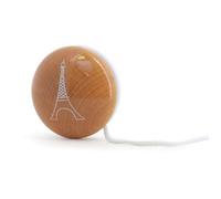 Vilac - White Eiffel Tower Yoyo in Solid Wood - Official Eiffel Tower x Vilac Collaboration - White Lacquered & Varnished Beech - Traditional Toy - Souvenir Paris Gift Idea from 5 Years - 50356