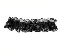 VilaGi Black Garters for Bride,Wedding Garters for Brides,Lace Bridal Garter,Elastic Thigh Leg Ring Bride to Be Garter for Women Girls Wedding Gifts Hen Party Accessories Bachelorette Cosplay Prom