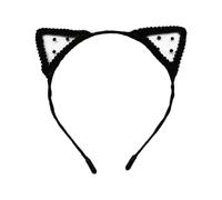 VilaGi Cat Ears Headband,Black Cat Ears Hair Band Headbands Fancy Dress Head Band Cat Ear Hairband Party Decorations Halloween Carnival Cosplay Costumes Accessories for Women Girls Hair Accessories