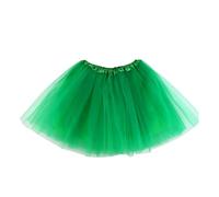 VilaGi Tulle Tutu Skirts for Women,Adult Tutu Skirt,Elastic 4 Layered Adult Tutu for Dance Ballet Skirts for Party Fancy Dress Outfit Costume for Women and Teens Girls,Green