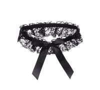 VilaGi Wedding Garters for Brides,Black Lace Bridal Garter with Ribbon Bow,Elastic Leg Ring Bride to Be Garter for Women Girls Hen Party Accessories Wedding Gift for Hen Do Party Bridal Bachelorette