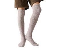 VilaGi Womens Long Knee High Socks Fluffy Thigh High Socks Long Socks Women, Extra Long Over knee High Socks for Women Girls, Women's Long Boot Socks Stocking for Winter, Gift for Ladies,One Size