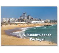 Vilamoura Beach on South of Portugal, Fridge Magnet