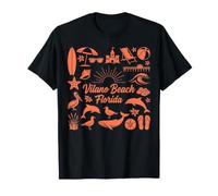 Vilano Beach Florida Beach Vacation Coastal Life T-Shirt