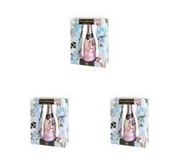 Vilarnau Brut Rose Reserva Organic Cava 75cl Gift Pack & 2 flutes (Pack of 3)