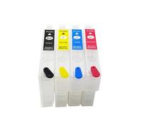 Vilaxh 212 212XL Refillable Ink Cartridge Compatible With WorkForce WF-2830 WF-2850 Expression Home XP-4100 XP-4105 No Chip