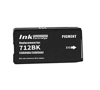 Vilaxh Compatible Ink Cartridge Compatible With HP712 XL 712XL 3ED71A 3ED67A Compatible With DesignJet T210 T230 T250 T630 T650 Printers(BK)