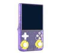 VILCORN R36 Ultra Retro Handheld Game Console 4-inch Open-Source Linux System 128GB Portable Video Game Console with RGB Joystick Pocket Game Player Support WiFi Christmas & Birthday Gifts (Purple)