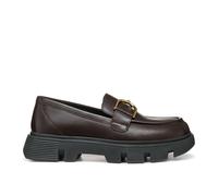 Geox Women's D Vilde H Moccasin, Coffee, 5 UK