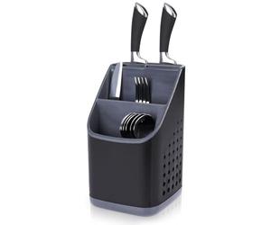 Vilde Cutlery Drainer Cutlery Basket Kitchen Utensil Holder Kitchen Organiser Cutlery Organiser Black