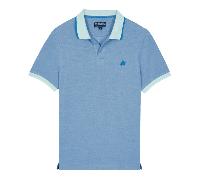Vilebrequin Mens Contrast Pique Polo Shirt Blue Blue M