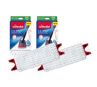 Vileda 1-2 Spray Microfibre Pads Refill Mop Head Replacement Set for Vileda Ultramax and Spray Mops, Pack of 2 Refills