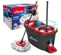 Vileda 167751 - Turbo 3 in 1 with Microfibre Pad, Spin Mop For Cleaning Floors