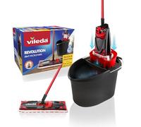 Vileda 158575 Box System Mop, Game with STRIZZATORE, Cube, plate rectangular and 2 Cloths Revolution 2 in 1, Other, Multicolor,...