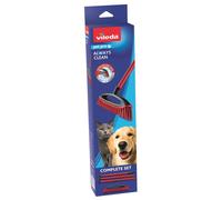 Vileda Pet Pro Broom Rubber Pet Pro Dirt Cleaning Pet Hair Carpet 120cm