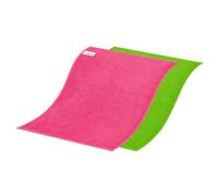 Vileda Colors Housewares, 80% Polyester, 20% Polyamide, Green/Pink, 2 x 27 x 30 cm, 2 Units
