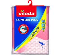 Vileda Comfort Plus Ironing Board Cover Universal Soft 100% Cotton 130cm x 45cm