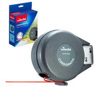 Vileda Cordomatic Retractable Washing line 15m | 1 x 15m clothes line holds up to 15kg | Extendable Clothes Line | Automatic retraction | Strong and