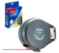 Vileda Cordomatic Retractable Washing Line 15m Wall-Mounted Retractable Clothes Line
