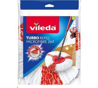 Vileda 2 in 1 Microfibre Turbo Mop Head Pack of 2