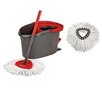 Vileda EasyWring & Clean Komplett-Set (Wischmop und Eimer sowie extra Classic Ersatzkopf)