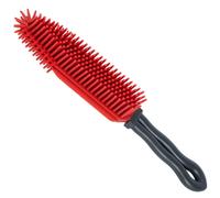 Vileda PetPro Electrostatic Handheld Brush - Silicone bristles, Washable | Electrostatic Action, Ideal for Pet Hair Removal from Stairs, Carpets and Furnishings, Great for Small Spaces, Long Lasting