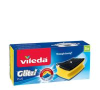 Vileda Glitzi Plus Kitchen Sponge - 3 Pieces