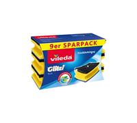 Vileda Glitzi Plus Washing Up Sponge with Anti-Bacterial Coating/Thorough, Hygienic and Absorbent