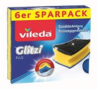 Vileda Glitzi Scourer Set of 6, Foam