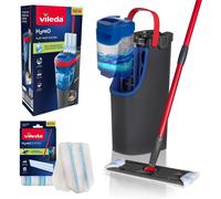 Vileda H2PrO Flat Mop And Bucket Set With 1 Additional Mop Head Refill 100