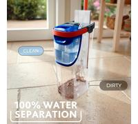 Vileda H2PrO Flat Mop And Bucket Set With 2 Additional Mop Head Refill