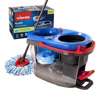 Vileda H2PrO Spin Mop System - Separates Clean and Dirty Water - Effortless Wringing - Microfibre Cleaning - Easy Assembly - Ergonomic Design - Formerly Known as Vileda RinseClean
