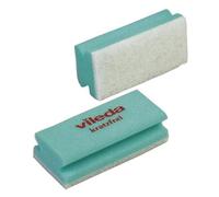 Vileda High Foam Scourer Non-Scratch Cleaning Scourer green 10 Pieces/pack