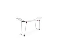 Vileda Infinity Flex Plus Extendable Clothes Airer, Indoor Clothes Drying Rack with upto 30m Drying Space, White/Black/Red