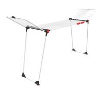 Vileda Infinity Flex Plus Extendable Clothes Airer, Indoor Clothes Drying Rack with upto 30m Drying Space, With Two Additional Sock Hangers, Holds
