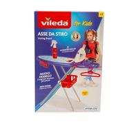 Vileda Ironing Board Set for Kids, Imitative Toy for Little Helpers, Encourages Imaginative Play, Easy to Assemble, Includes 5 Accessories, Suitable for Ages 3+