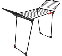 Vileda King Ultimate Indoor Clothes Airer, Black Edition, XXL 20 metres lines, Stable and sturdy, Easy Ironing, Easy Transport, Sock holder