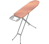 Vileda Leo Ironing Board with Iron Rest with Heat Resistant Inserts | Cotton Ironing Board Cover | Safe Transport | Easy to Store