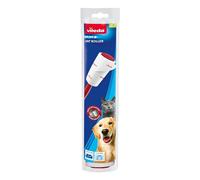 Vileda - Lint Roller Brush/Sticky Adhesive/Pet Hair Remover - 58 Sheets per Roll - Red Handle