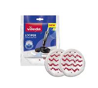 Vileda Looper Mop Microfiber Pads Set 2 Units White