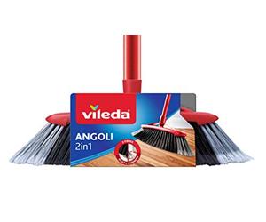 Vileda M00006591 Brush, Polyester, red, 2 x 2 cm