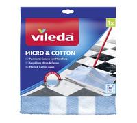 Vileda 129310 Floor Cloth Microfibre and Cotton 3-in-1