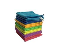 Vileda Microfibre Multi-Purpose Cloths Colours, Cleaning Cloths for Dry and Wet Use, 100% Microfibre Material, 30 x 30 cm, Multicoloured, Maxi Pack, Pack of 14