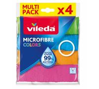 Vileda Microfibre Pack of 4Â Dish Cloths