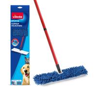 Vileda Pet Pro Flip Mop - Double Sided Microfibre Mop Head, Wet & Dry Clean