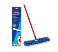 Vileda Pet Pro Flip Mop - Double Sided Microfibre Mop Head, Wet & Dry Clean