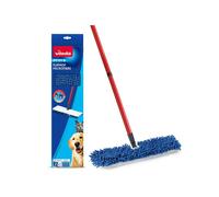 Vileda Pet Pro Flip Mop FH174675 - Dual-Sided Microfibre, Machine Washable in Red Vileda Red